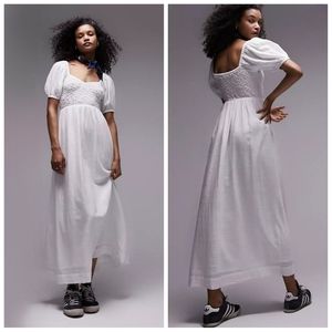 Topshop White Maxi Dress